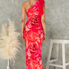 Rosalia Bloom Backless Maxi Dress