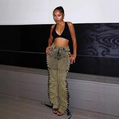 Reap The Cage Schnürjeans 