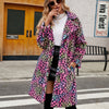 Foxy  Leopard Print Imitation Fur  Coat