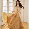 Golden Petal Dress