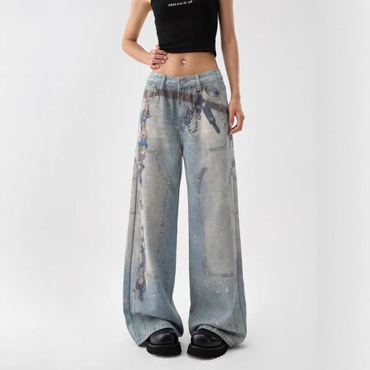 Bold Artistry Baggy Jeans