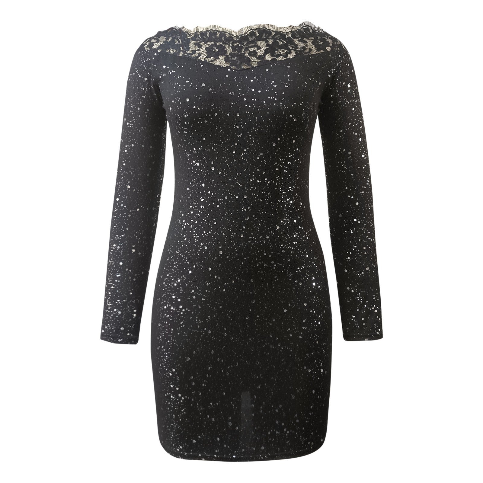 Aurelia Twilight Lace Sequin Dress