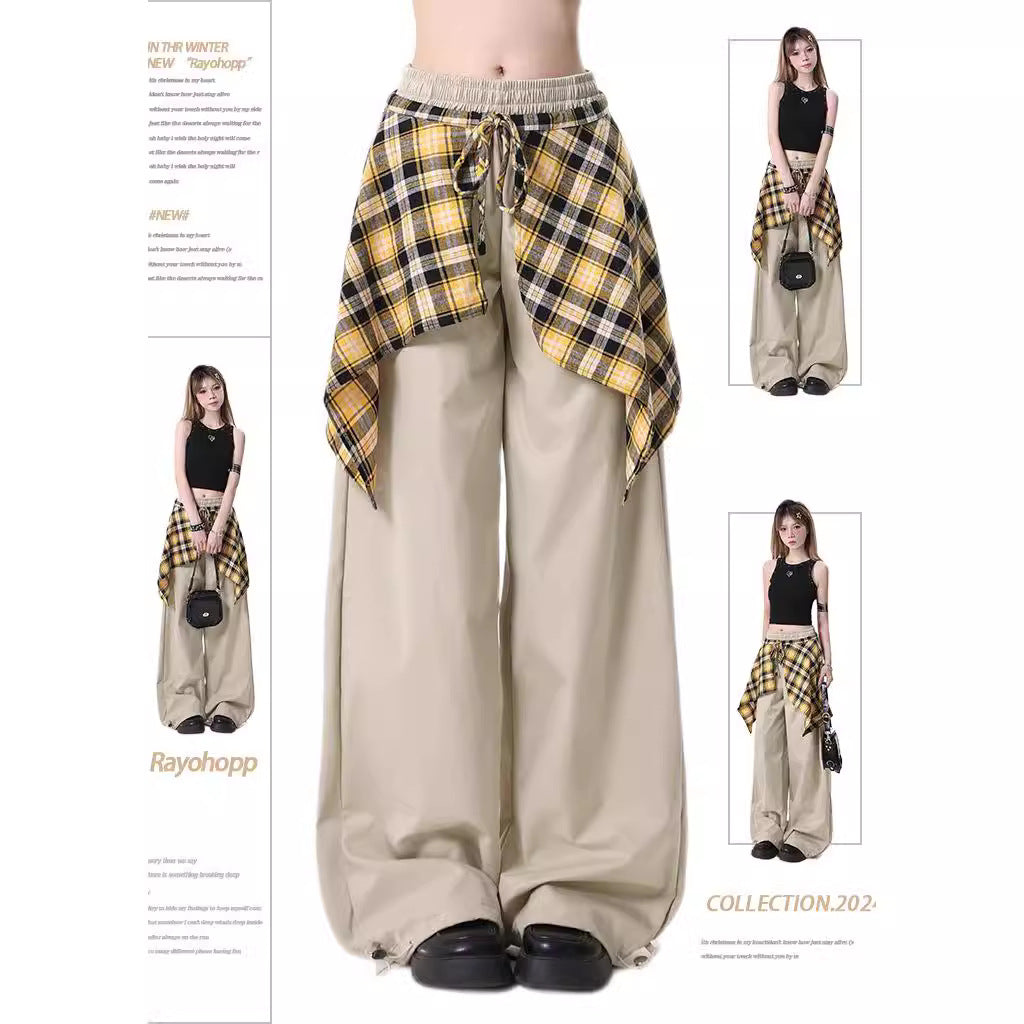 Hose mit geradem Schnitt und weitem Bein 