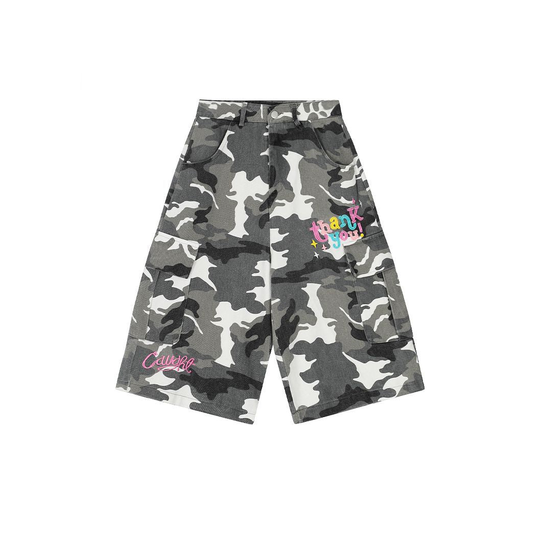 Street Art Energy Cargo Camo Culottes