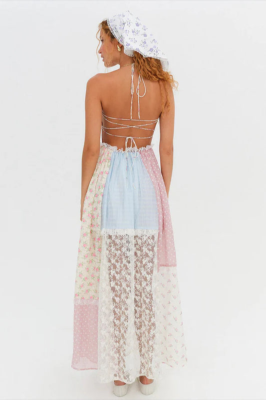 Petal Whisper Maxi Dress – Pink Bloom Edition