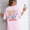 T-shirt requin « Respectez les locaux » 