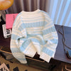 Parisian Breeze Striped Pullover Sweater