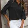 Chic Cotton Button-Up Loose Shirt