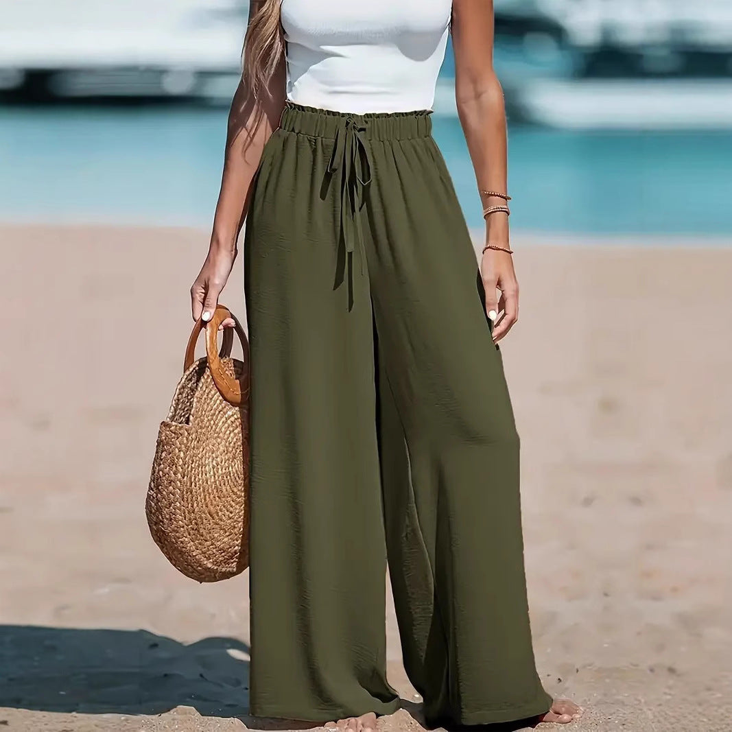 Summer Beach Fun Flare Pants