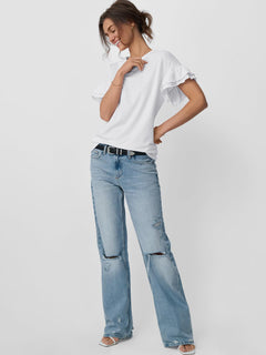 Calm Edge Ruffle Tee