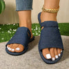 Open Toe Days Cozy Flats Sandals