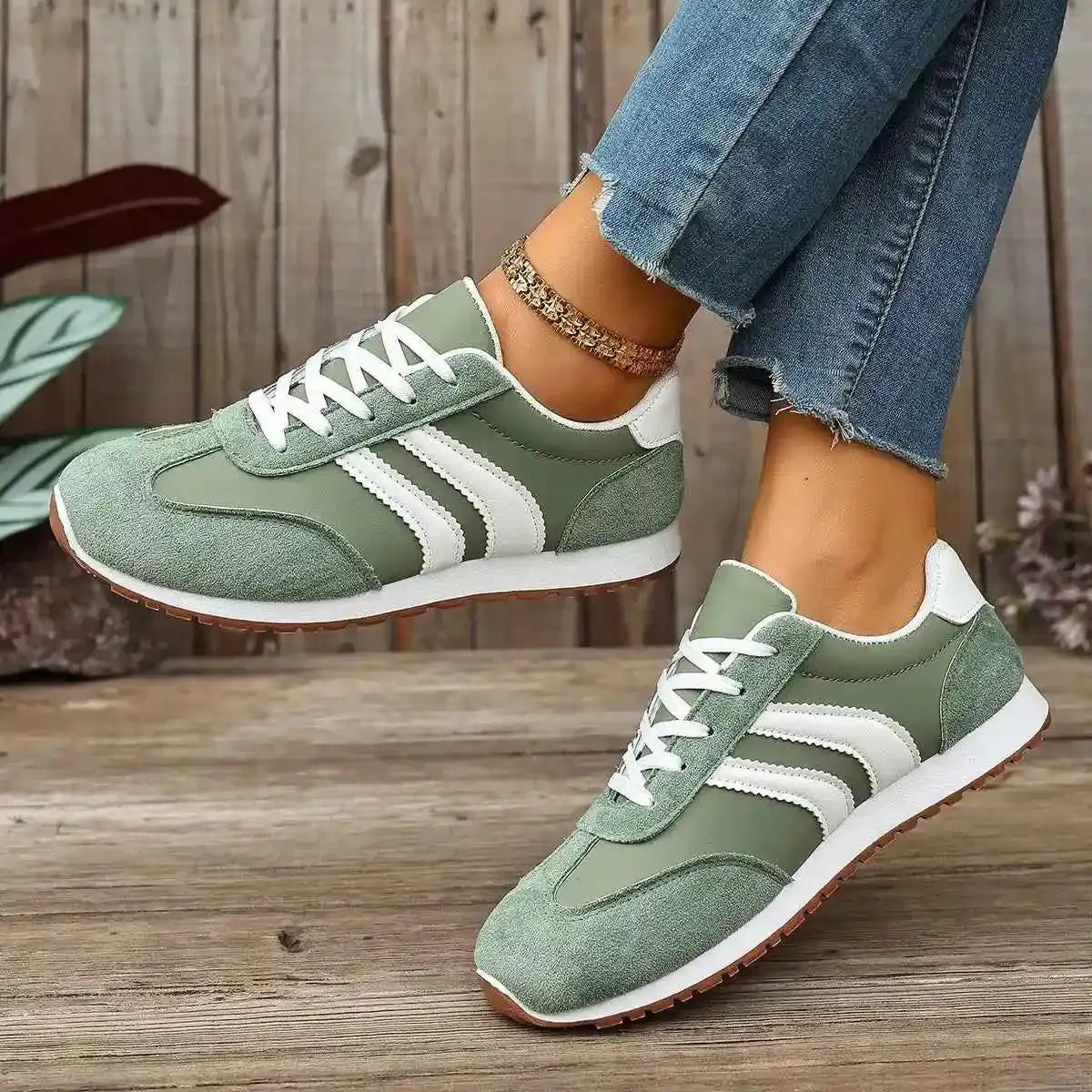 Retro Lavender Rush Sneakers