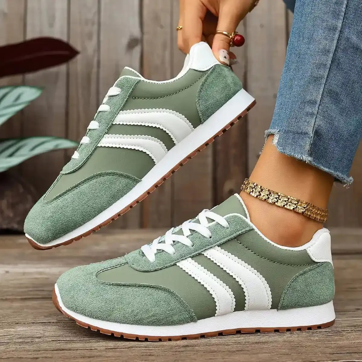 Retro Lavender Rush Sneakers