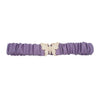 Rhinestone Pave Butterfly Ruched Elastic Back Belt