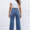Rough Around the Edges Distressed Wide-Leg Jeans