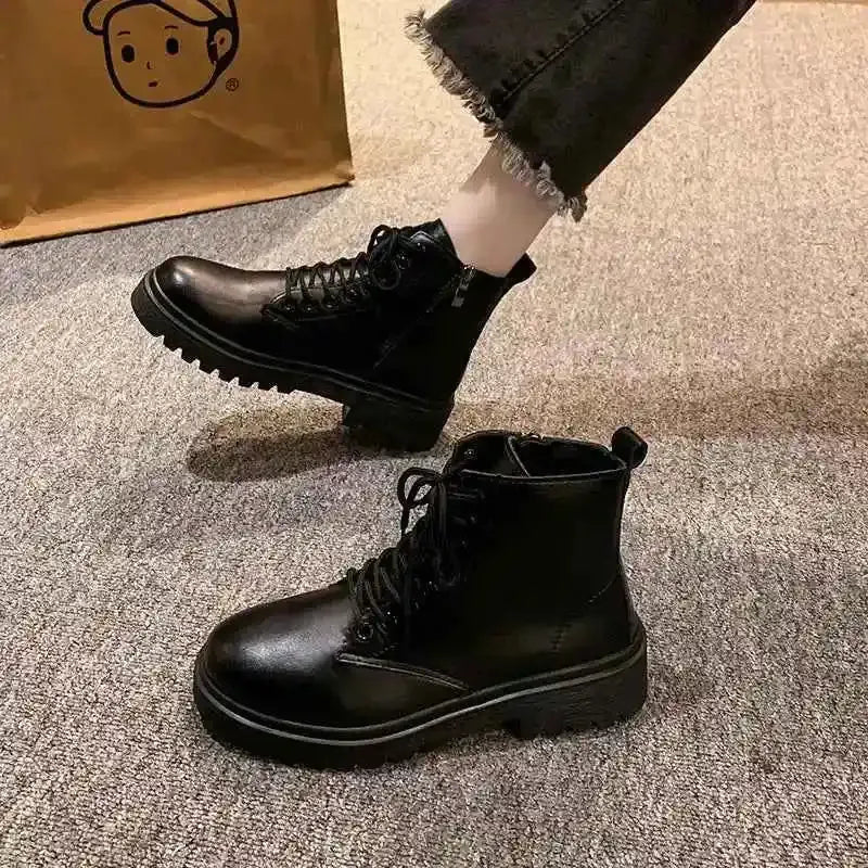 Run The Block Combat Boots