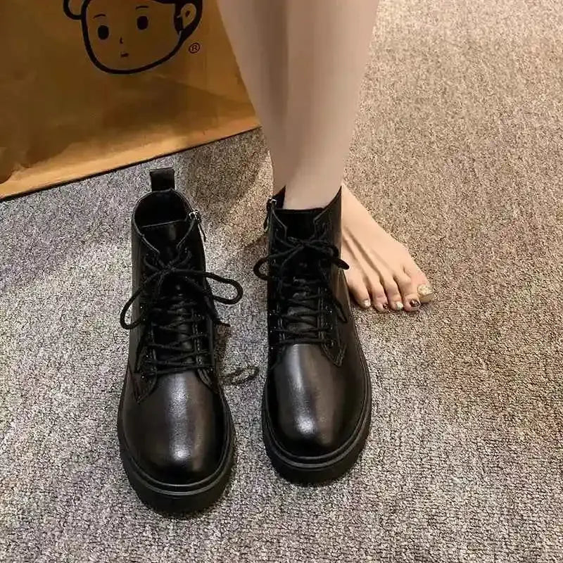 Run The Block Combat Boots