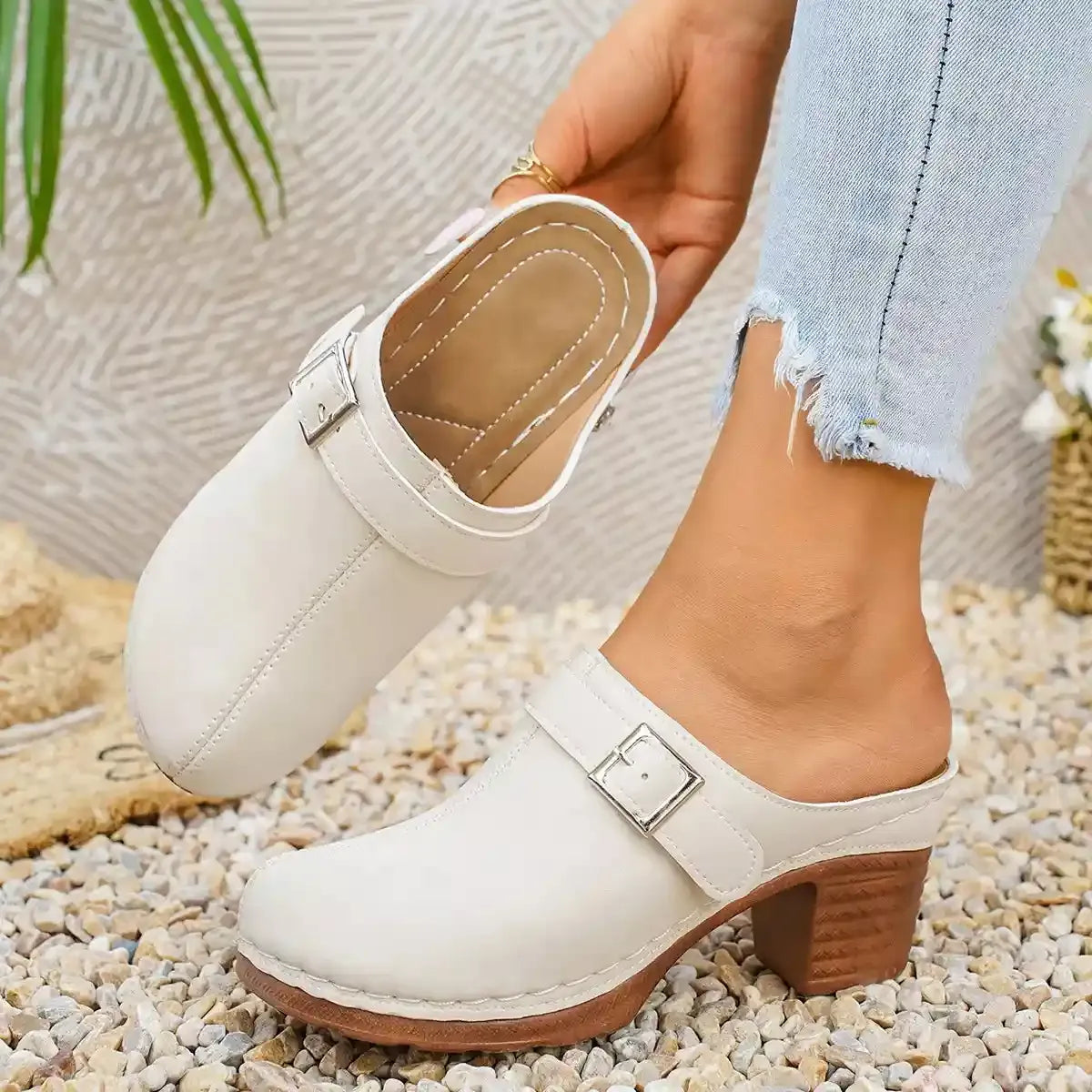 Rustic Charm Mule Clogs