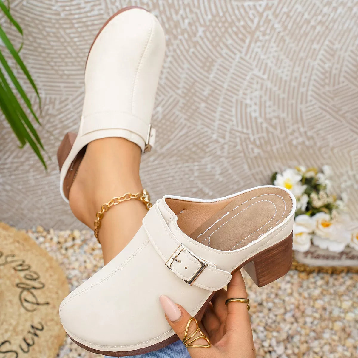 Rustic Charm Mule Clogs