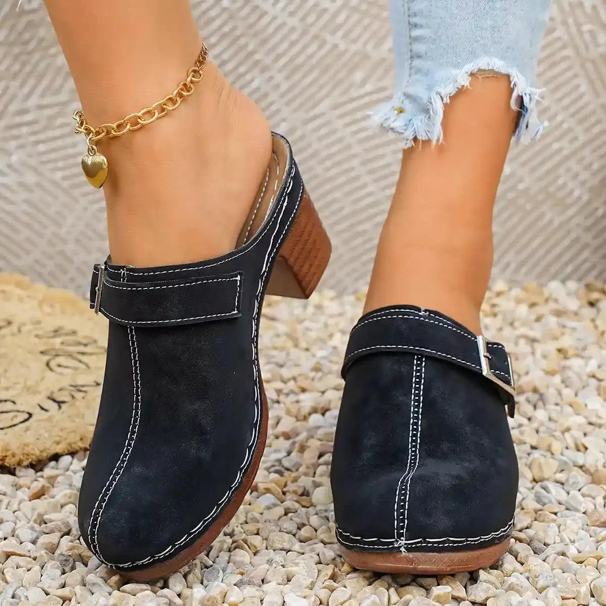 Rustic Charm Mule Clogs