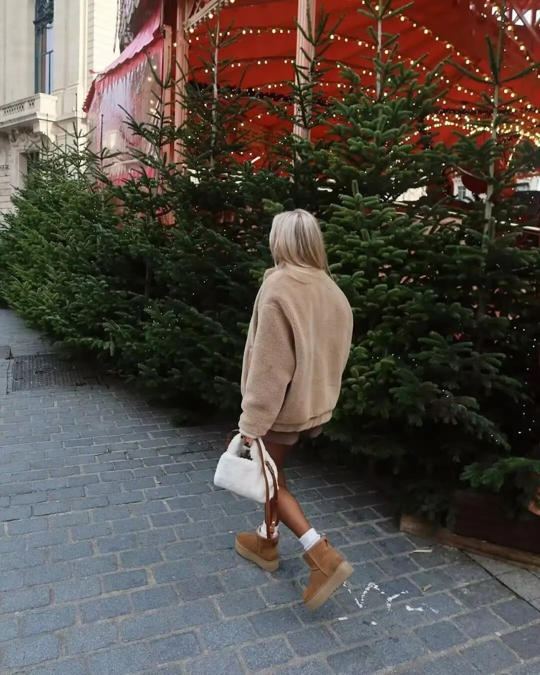 Stay Cozy  Bomber Jacket