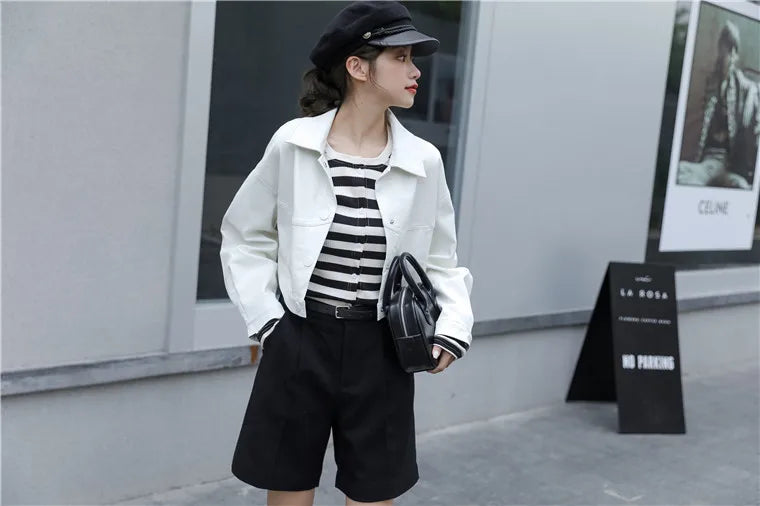 Wie es ist eine Kunstlederjacke