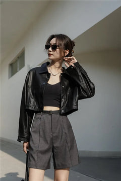 Wie es ist eine Kunstlederjacke