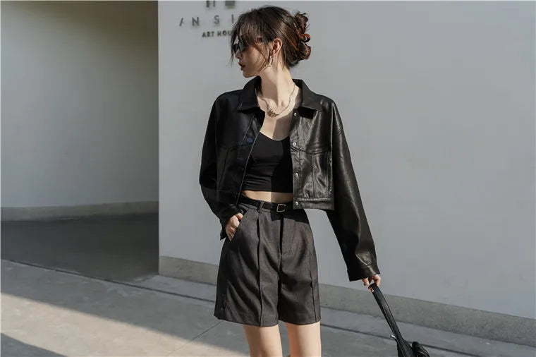 Wie es ist eine Kunstlederjacke