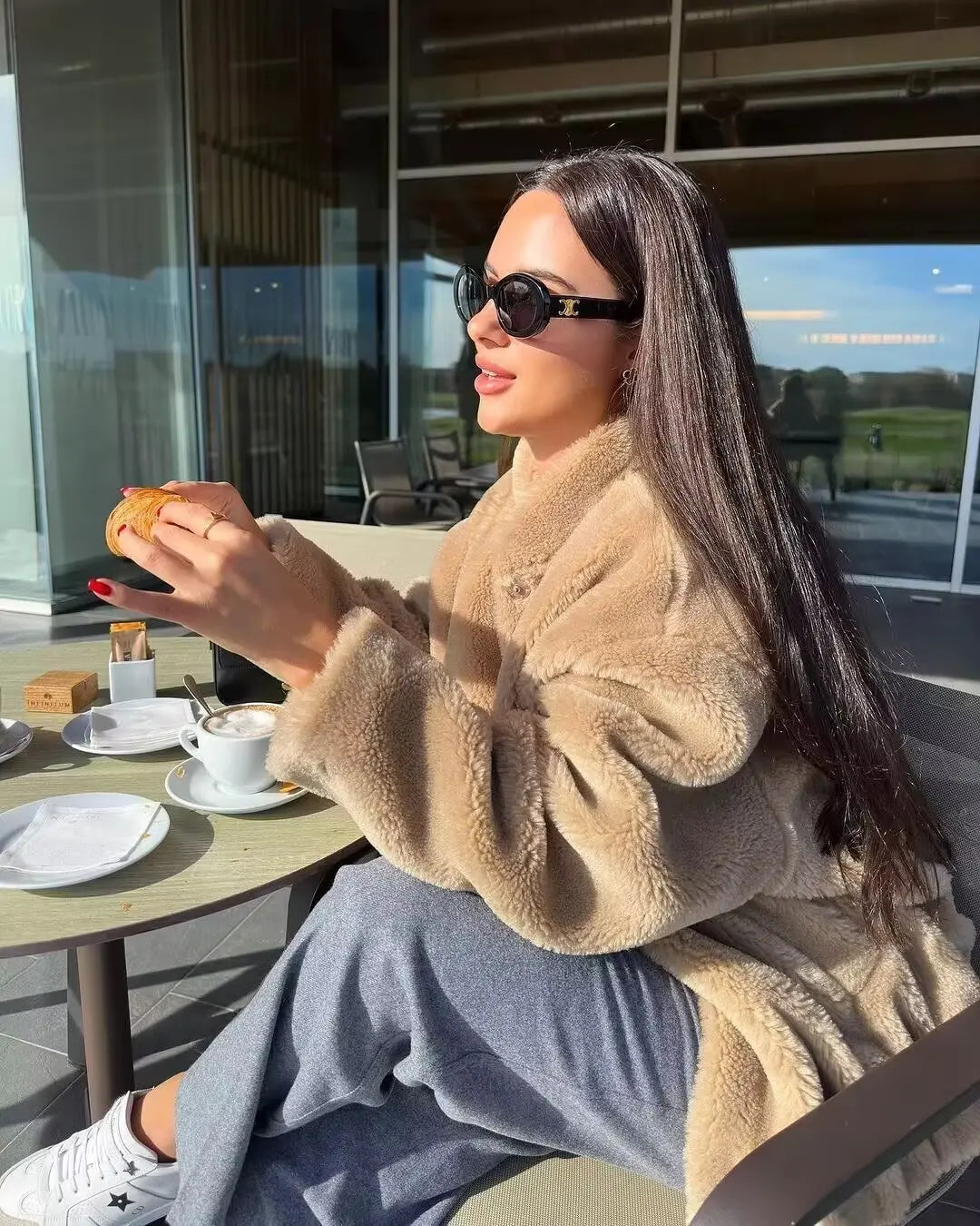 Stay Cozy  Bomber Jacket