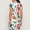 Lupin Bloom High-Neck Floral Pencil Dress