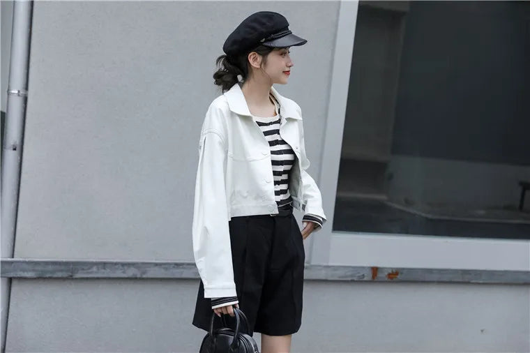 Wie es ist eine Kunstlederjacke