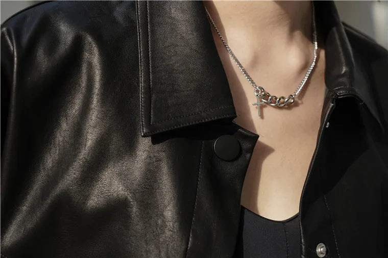 Wie es ist eine Kunstlederjacke