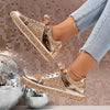 Sequin Hour Glam Lace Up Sneakers