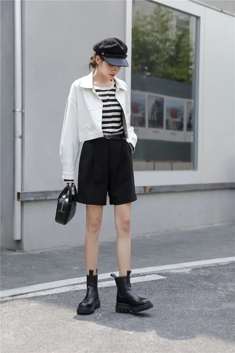 Wie es ist eine Kunstlederjacke