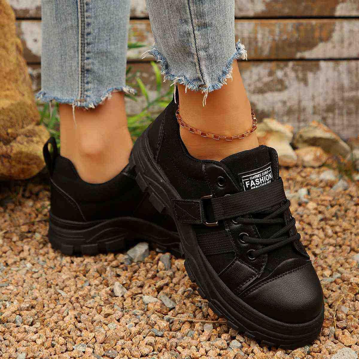 Shadow Rebel Platform Sneakers