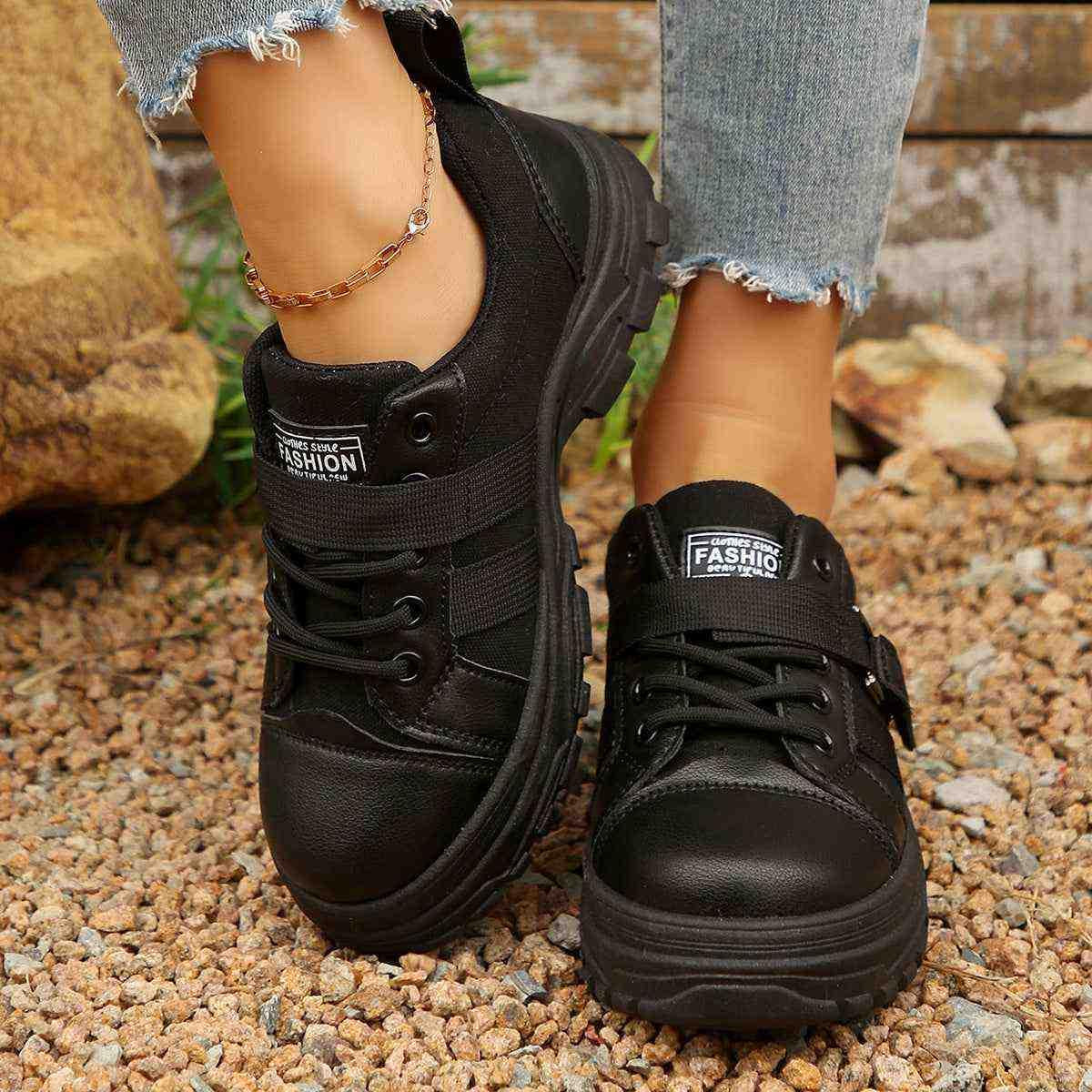 Shadow Rebel Platform Sneakers