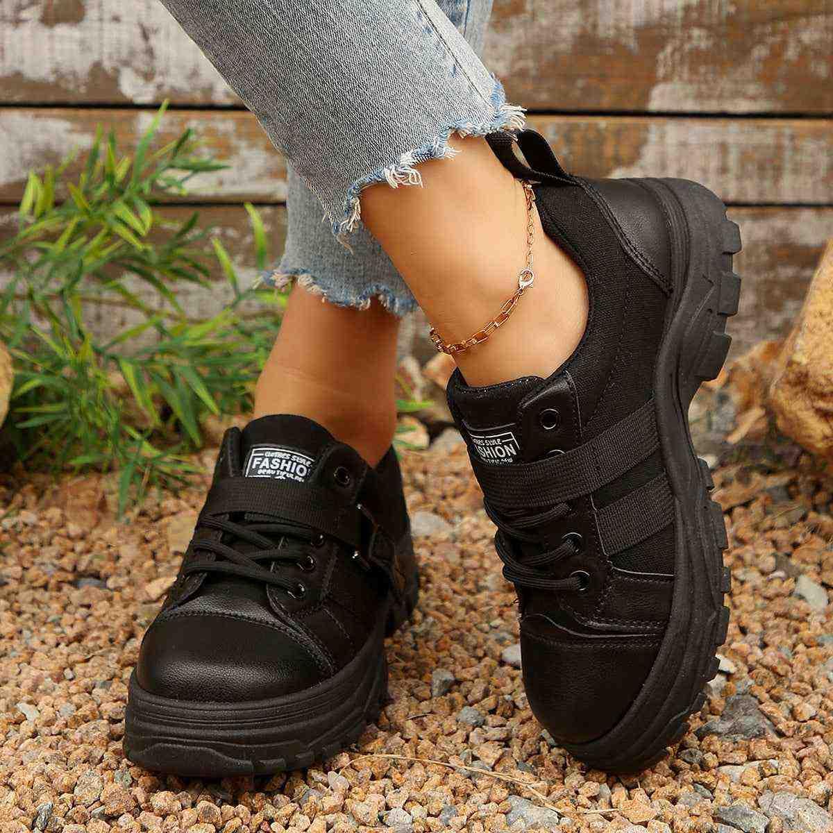 Shadow Rebel Platform Sneakers