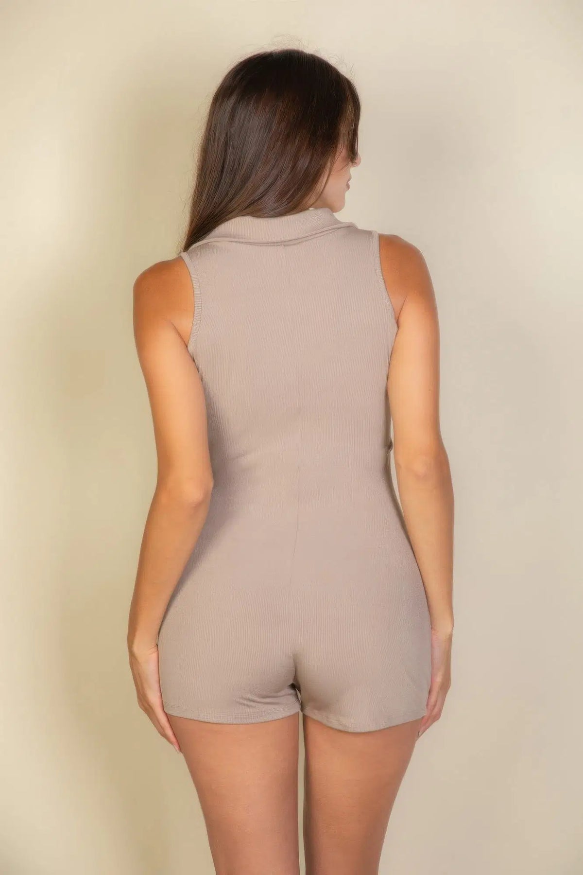 Simple Saturday Ribbed Knit Romper