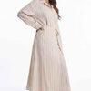 Slow Sunday Tie-Waist Striped Maxi Dress