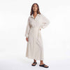 Slow Sunday Tie-Waist Striped Maxi Dress
