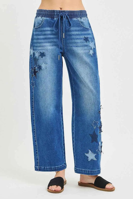 Stardrop Drift Slouchy Cropped Barrel