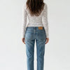 Sunday Crush Lace-Trim V-Neck Asymmetrical Top