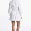 Sunday Stroll Ruched Collared Mini Dress
