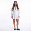 Sunday Stroll Ruched Collared Mini Dress