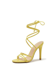 Sandales à talons aiguilles à brides croisées
