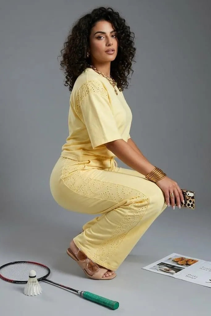 Sunshine On Standby Drawstring Pants Set