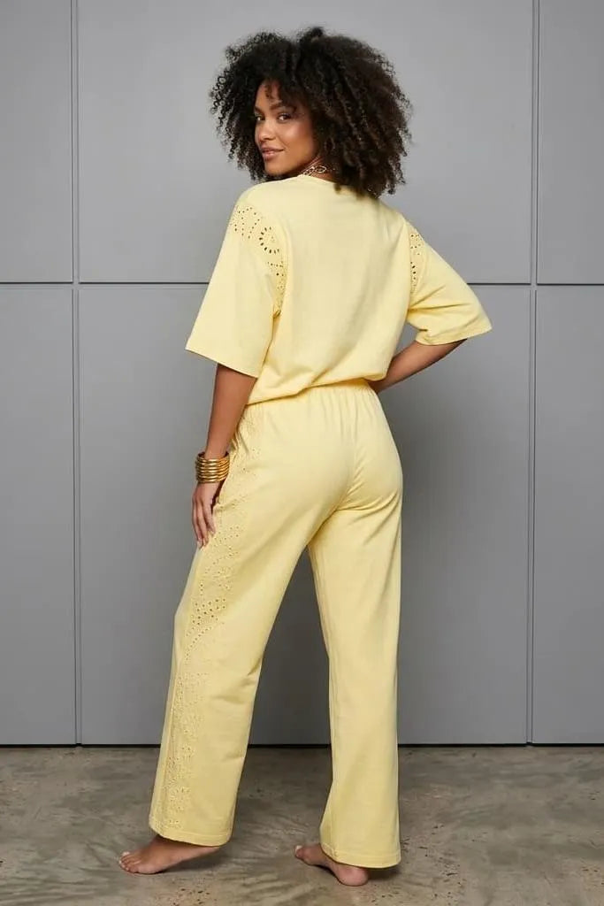 Sunshine On Standby Drawstring Pants Set