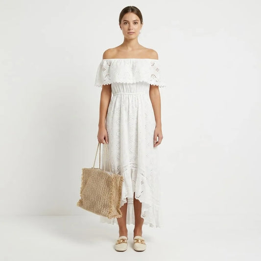 Saltwater Eyelet Maxi Dress