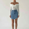 High Standards Off-Shoulder Long Sleeve Bodysuit