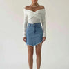 High Standards Off-Shoulder Long Sleeve Bodysuit